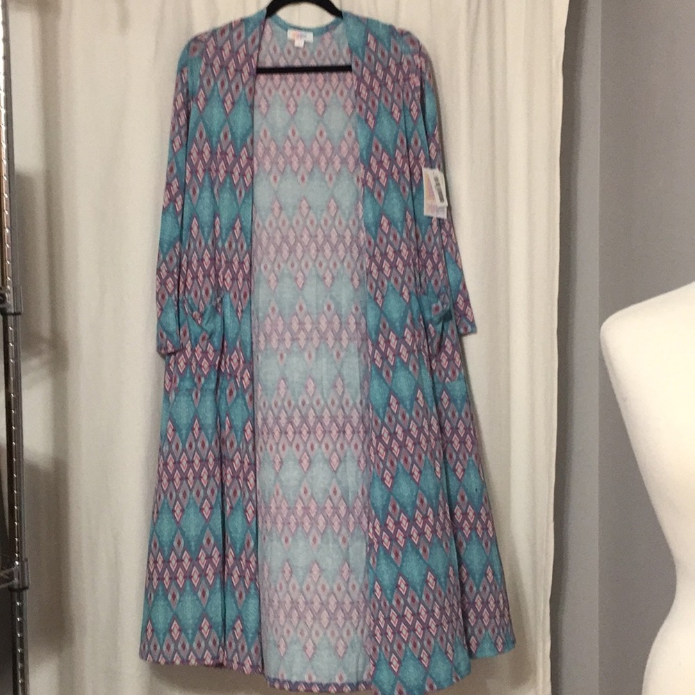 NWT S pastel abstract LuLaRoe Sarah